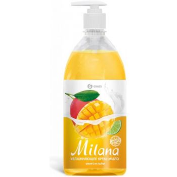 Жидкое крем-мыло Milana манго и лайм 1000мл